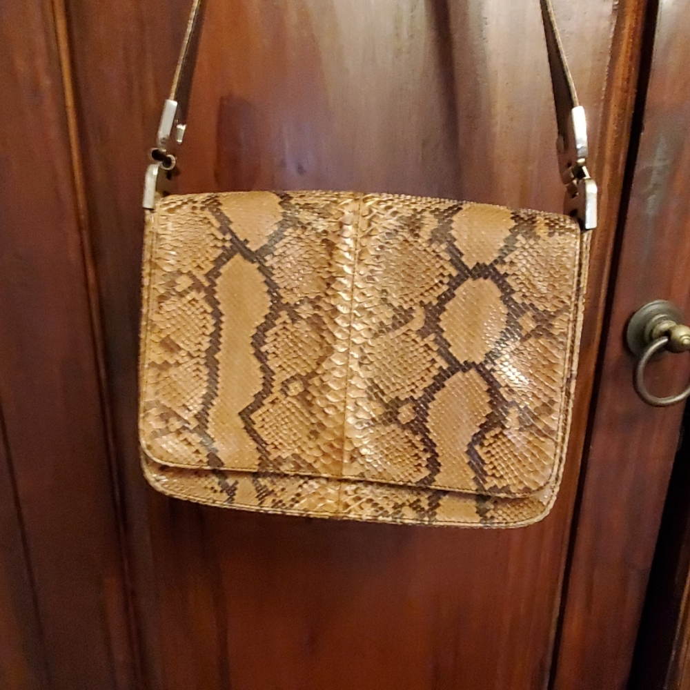 Prada brown and black crocodile bag $325 firm